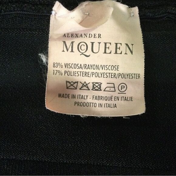 ALEXANDER MCQUEEN Crew Neck Mini Dress - Picture 12 of 13